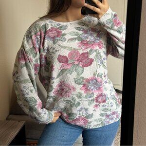 SPRING COLLECTION Floral Sweater